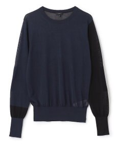シルクバイカラー ラウンドネック / JOSEPH | ファッション通販 【公式  