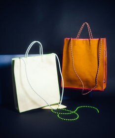 TRICOTE PAPER KNIT BAG LARGE / ペーパーニットバッグ大