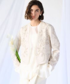 23区 【GOLD LABEL】ウールダブルクロス フロントボタン ワイドパンツ