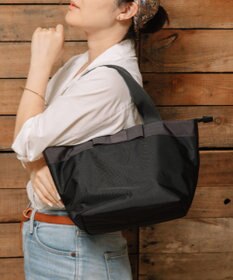 UNBILLION cachecache WEB限定ナイロンリボントートバッグS