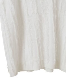 CRAFT STANDARD BOUTIQUE シアーフリンジスキッパーニットプルオーバー