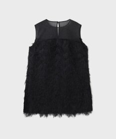 GRACE CONTINENTAL シアーフリンジノースリーブ