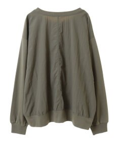 Green Parks グログランテープ配色ドッキングプルオーバー