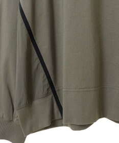 Green Parks グログランテープ配色ドッキングプルオーバー