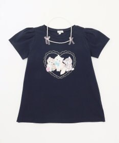 ANY KIDS ネックレス付き ネコTシャツ