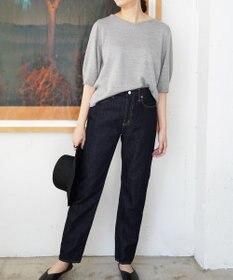 TOQUE 〈大草直子さんアドバイザー〉【天然素材】アルパカシルクニット5分袖