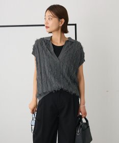 CRAFT STANDARD BOUTIQUE シアーフリンジスキッパーニットプルオーバー