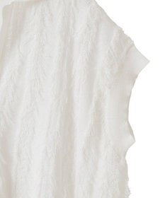 CRAFT STANDARD BOUTIQUE シアーフリンジスキッパーニットプルオーバー