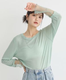 earth music&ecology シアースリーブプルオーバー