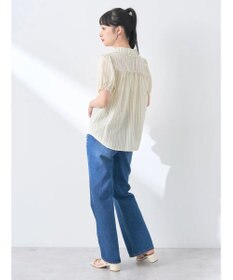 earth music&ecology ミニパフショートスリーブブラウス