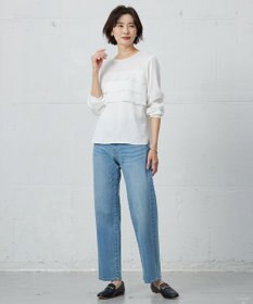 J.PRESS LADIES 【洗える】ヴィンテージWAVE ブラウス