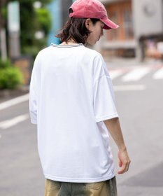 WEGO 【２点セット/ユニセックス着用ITEM/吸水速乾】アクセ付きメッシュロゴT（SS）