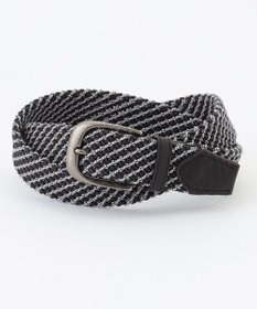 JOSEPH ABBOUD 【イタリア素材・ストレッチ・日本製】ミックスコードメッシュ ベルト