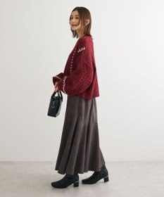 Green Parks ・ＥＬＥＮＣＡＲＥ　ＤＵＥ　ハンドステッチケーブルニッ