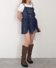 WEGO ドロストデザインキャミワンピース