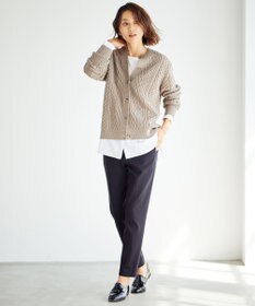 J.PRESS LADIES 【洗える】EIGER CORD カーディガン