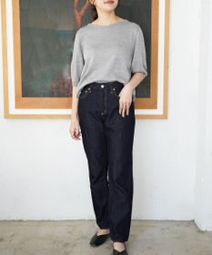 TOQUE 〈大草直子さんアドバイザー〉【天然素材】アルパカシルクニット5分袖