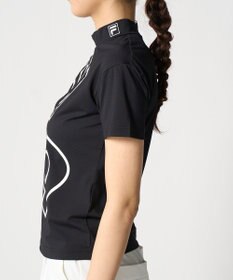 FILA GOLF／marie claire 【FILA GOLF】 バックプリントモックネックシャツ