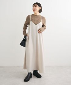 Green Parks 袖口金釦リブニットプルオーバー