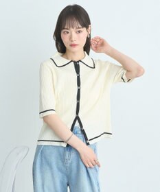 earth music&ecology リブニットカーディガン