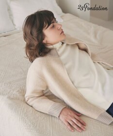 23区GOLF 【23Fondation/WOMEN】【吸湿発熱】モックネック プルオーバー
