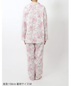 Wing パジャマ 長袖 長ズボン 綿混(本体) あったか レディース EP6016 ウイング／ワコール