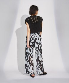 GRACE CONTINENTAL スラッシュニットトップ