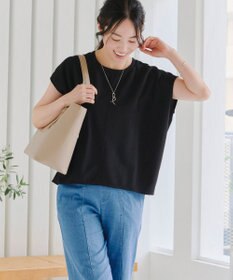 Tiaclasse 【洗える】ドルマンラメスリーブトップス