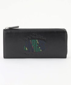 J.PRESS MEN 【MORPHO×J.PRESS】オーセンティックレジメンタル ハニーセル長財布(Ｌ字ラウンドファスナー)