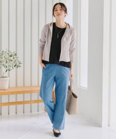 Tiaclasse 【洗える】ドルマンラメスリーブトップス