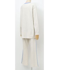 tsumori chisato SLEEP パジャマ　ルームウエア　長袖　長ズボン　綿100%　フライス素材　/ワコール　UDX548