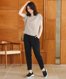 Tiaclasse 【洗える】ドルマンラメスリーブトップス