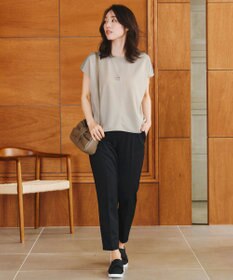 Tiaclasse 【洗える】ドルマンラメスリーブトップス