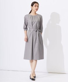 J.PRESS LADIES 【セットアップ対応・洗える・UVケア・速乾】 OXIJEWELストレッチ ワンピース