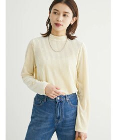 Green Parks ・ＳＵＧＡＲ　ＳＰＯＯＮ　ベロアストライプハイネック