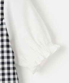 組曲 KIDS 【110-140㎝】ギンガムドッキング ワンピース