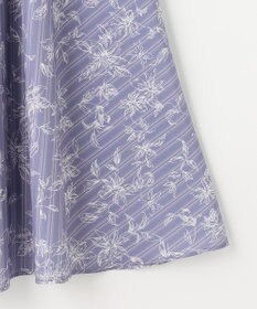 ANY SIS 【洗える】ラインフラワーストライプ スカート