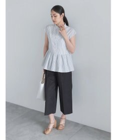 Te chichi フレンチスリーブスタンドフリルブラウス