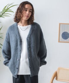 WEGO モヘアライクBIGカーディガン