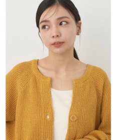 earth music&ecology ブークレーキーネックカーディガン