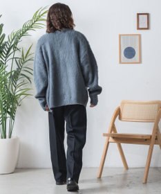 WEGO モヘアライクBIGカーディガン