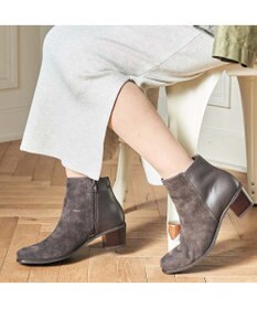 ing <ing>スクエアトゥショートブーツ