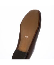 ing <ing>【WEB限定】スクエアトゥVカットフラットシューズ