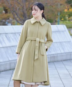 Tiaclasse フェイクウールステンカラーコート