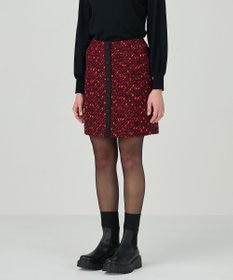 GRACE CONTINENTAL リボンヤーンツイードスカート