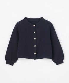 ANY KIDS 【洗濯機可能】スナップボタン カーディガン