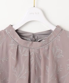 ANY SIS 【Lily Calin】ラインエンブロイダリー ドレス