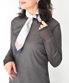 Marca 【伝統横濱スカーフ】モーツァルト  小判 シルクツイル スカーフ