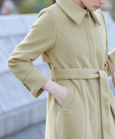 Tiaclasse フェイクウールステンカラーコート