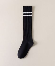 WEGO ラインリブハイソックス